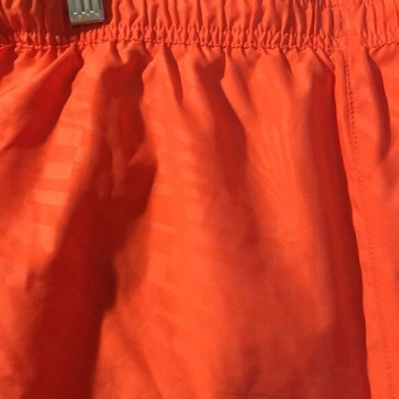 Adidas Women's Athletic Elastic Waist Orange White Running Shorts Size L - Picture 6 of 8